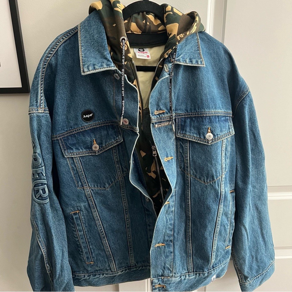 Aape by a Bathing Ape Jean Jacket